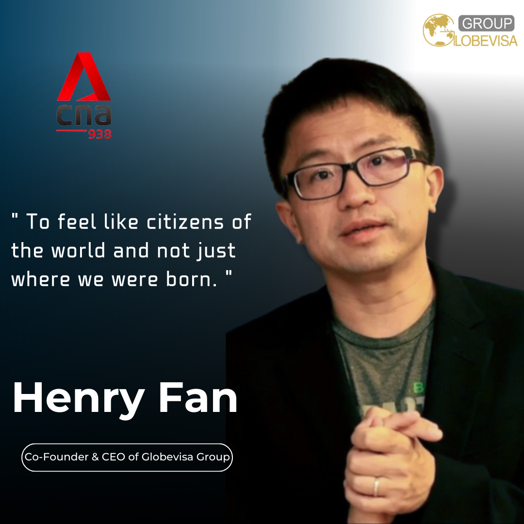 Globevisa CEO Henry interviewed by CNA