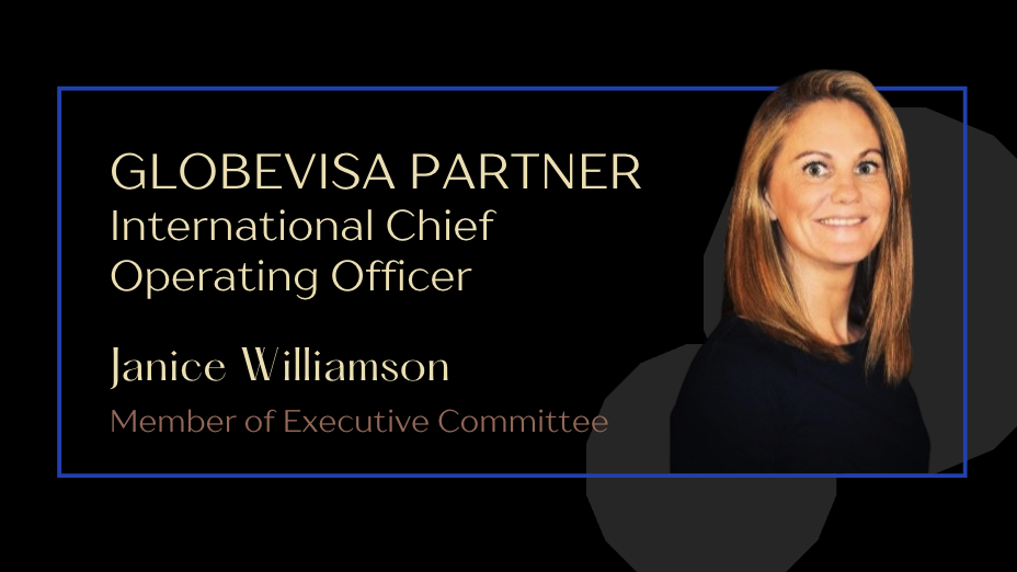 Embracing Global Horizons: A Warm Welcome to Our International Chief Operating Officer, Janice Williamson, Joining the Globevisa Family